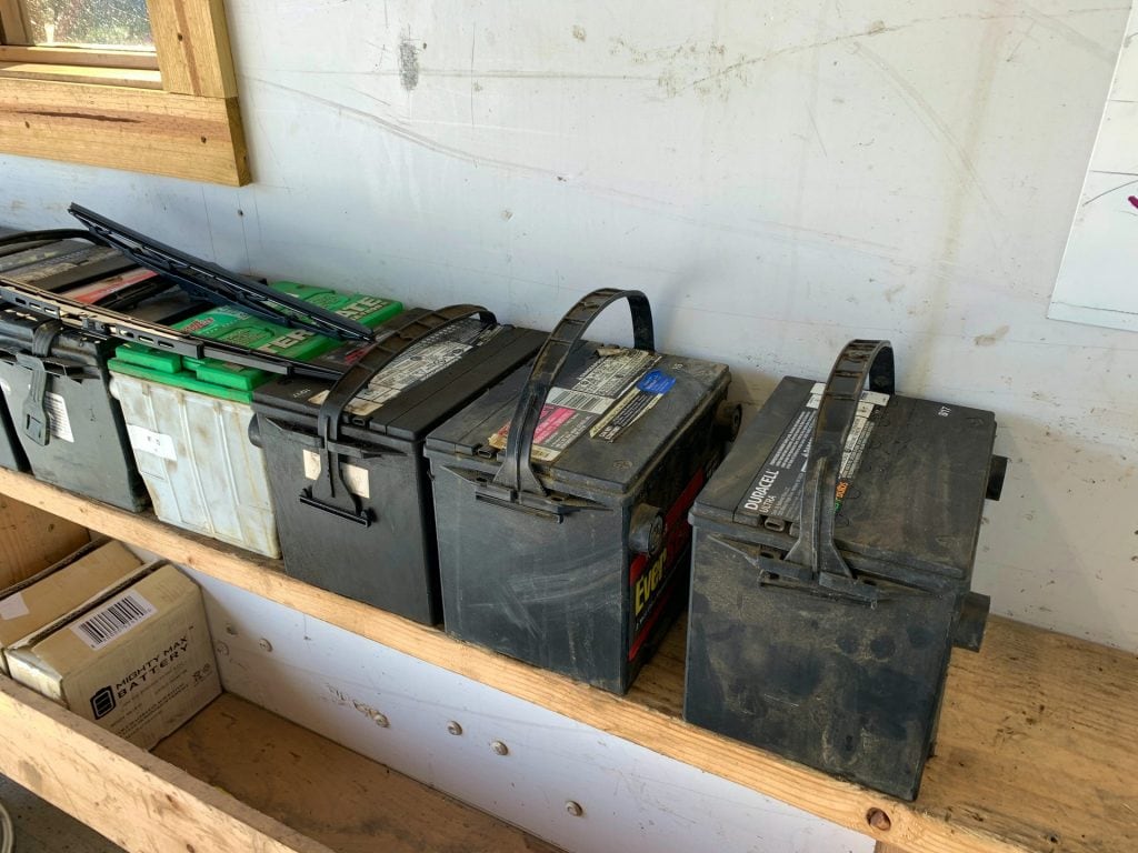 Used batteries store for sale